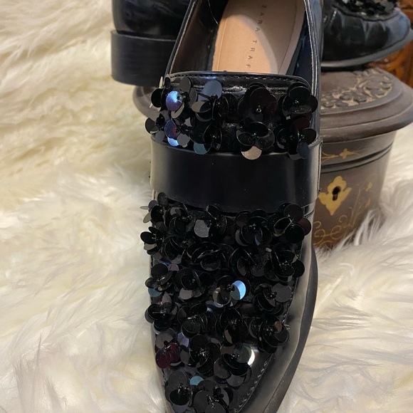 Zara TRF Bling Loafers - Picture 2 of 12
